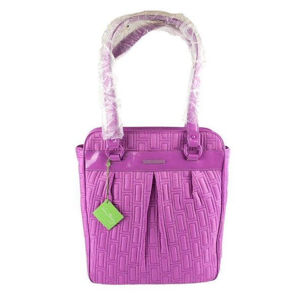 NWT VERA BRADLEY Tall Tote in Lilac Purple Color